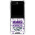 NBA Sacramento Kings History Logo Blast Galaxy Z Flip6 Clear Case